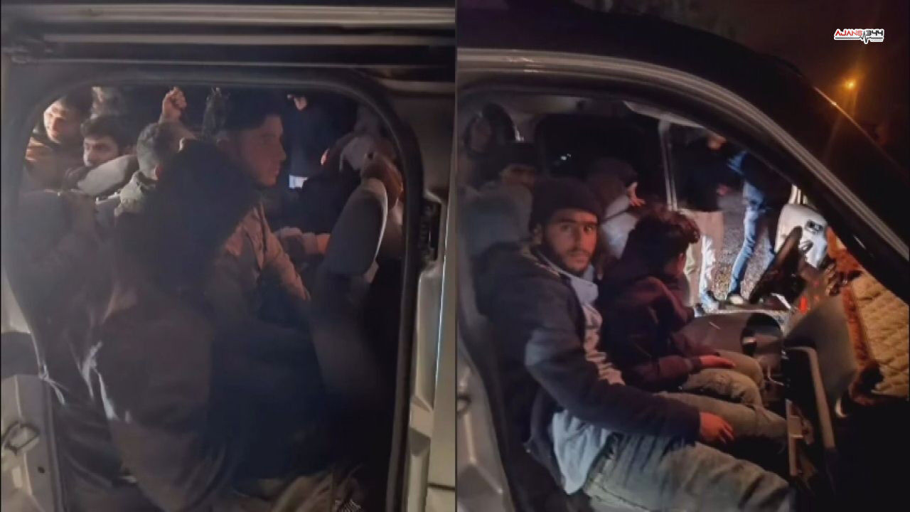 Cevirilen Arabada 13 Tane Göçmen Yakalandı Ajans344 (3)