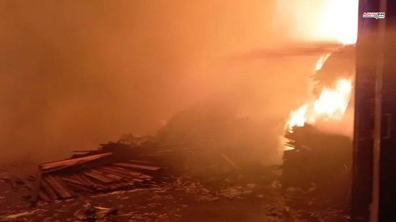 Ispartadagece Yarısı Kereste Fabrikası Yangını Ajans344 (1)