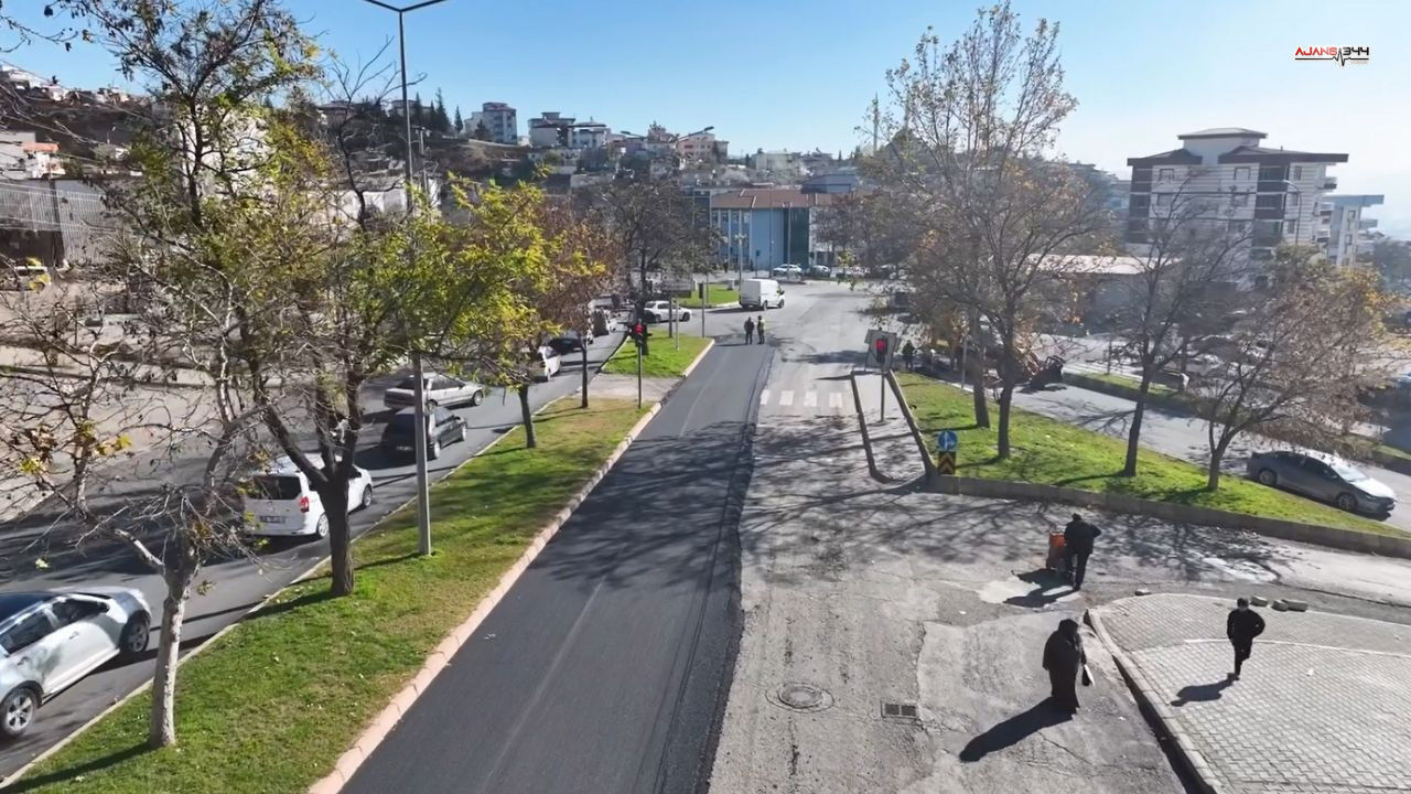 Kahramamras'ta Bastam Asagı Yenilenen Bulvarlar Ajans344