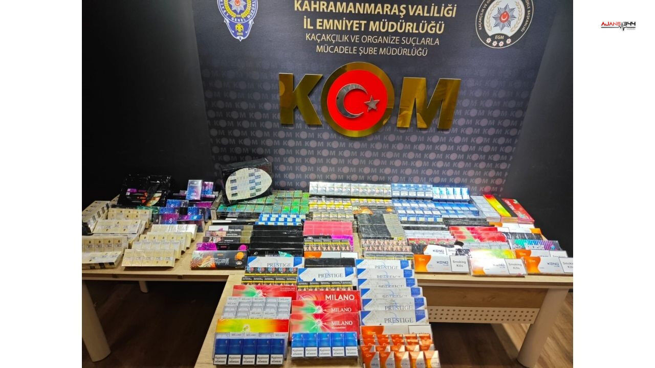 Kahramanamras Kaçak Makaron Operasyonu Ajans344 (1)