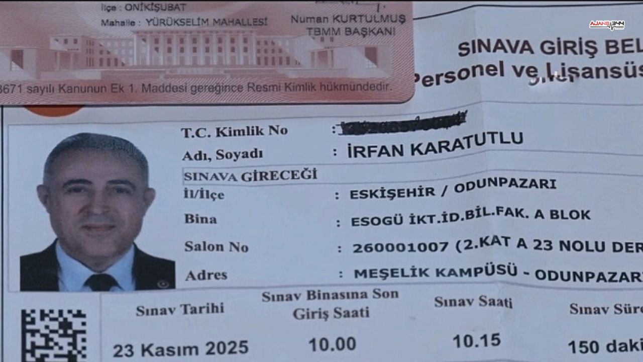 Kahramanmaraş Milletvekili Karatutlu Ales Sınavına Giremedi (2)