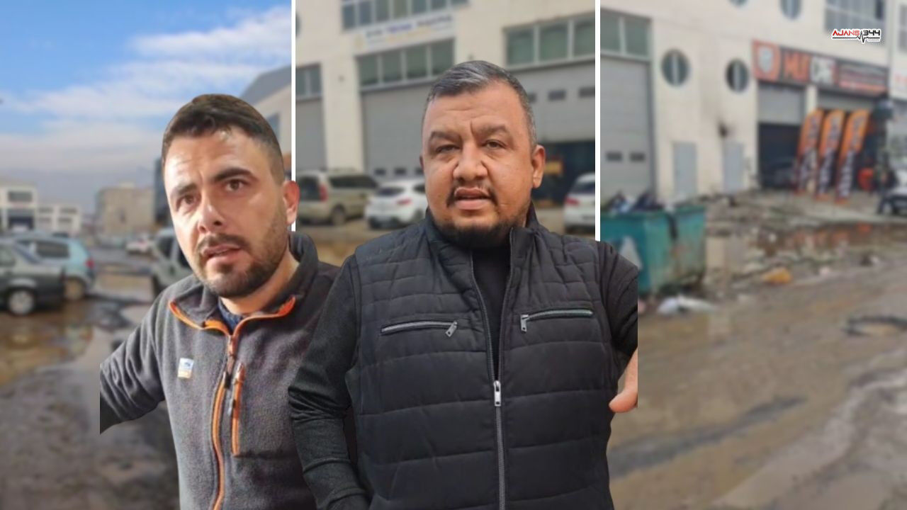 Kahramanmaraş Sanayi Sitesi'nde Esnaf Çamura Gömüldü