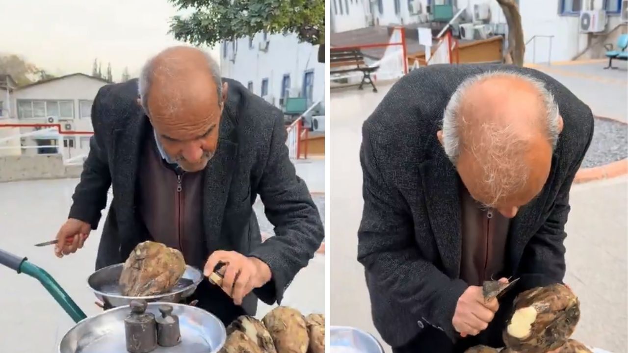 Kahramanmaraş’ta Kör Yiğit’in Emeği Hayata Tutunmanın Simgesi Oldu Ajans344-2