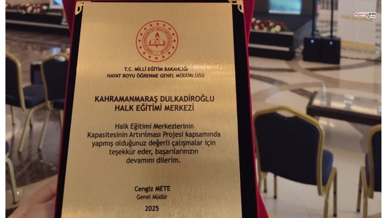 Kahramanmaraş Halk Eğitimi Merkezi Türkiye'de İlk 10'Da! (2)