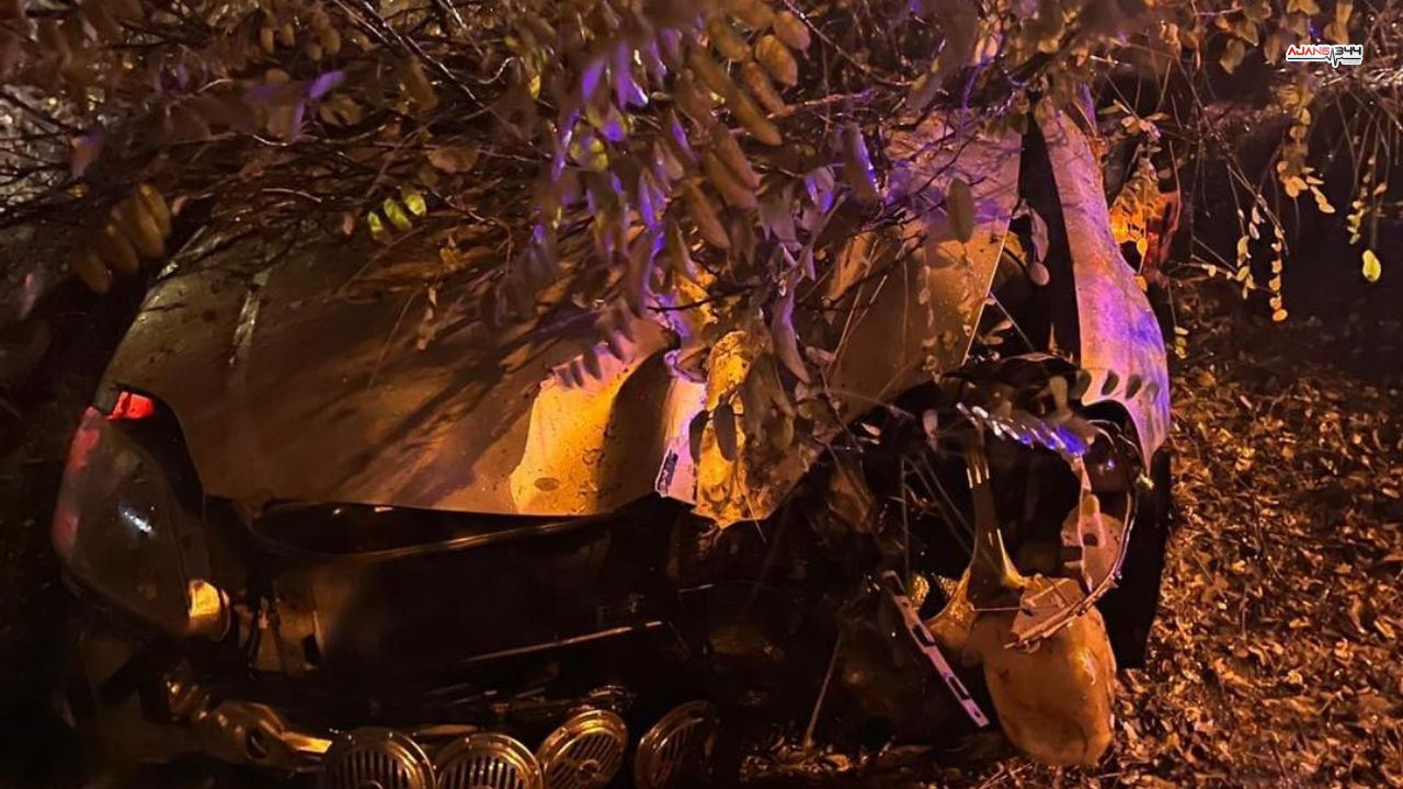 Kahramanmaraş'ta Trafik Kazası; 2 Yaralı (1)