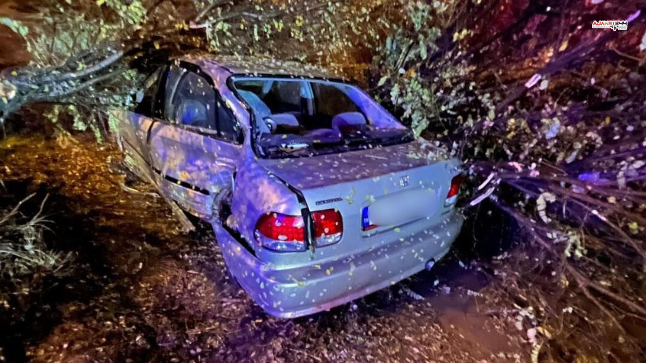 Kahramanmaraş'ta Trafik Kazası; 2 Yaralı (3)