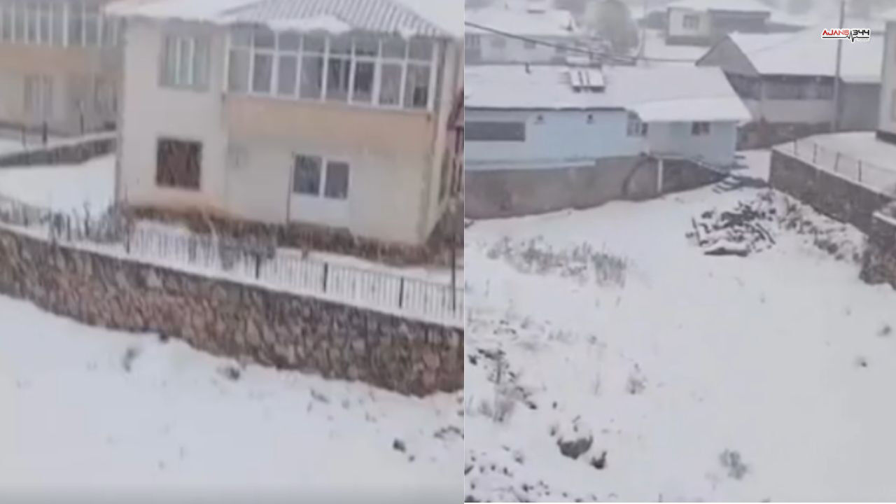 Kahramanmaraş'ta Yoğun Kar Etkili Oldu