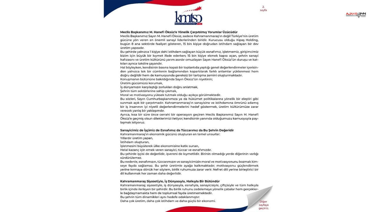 Kmtso Önemli Açıklama Ajans344 (1)