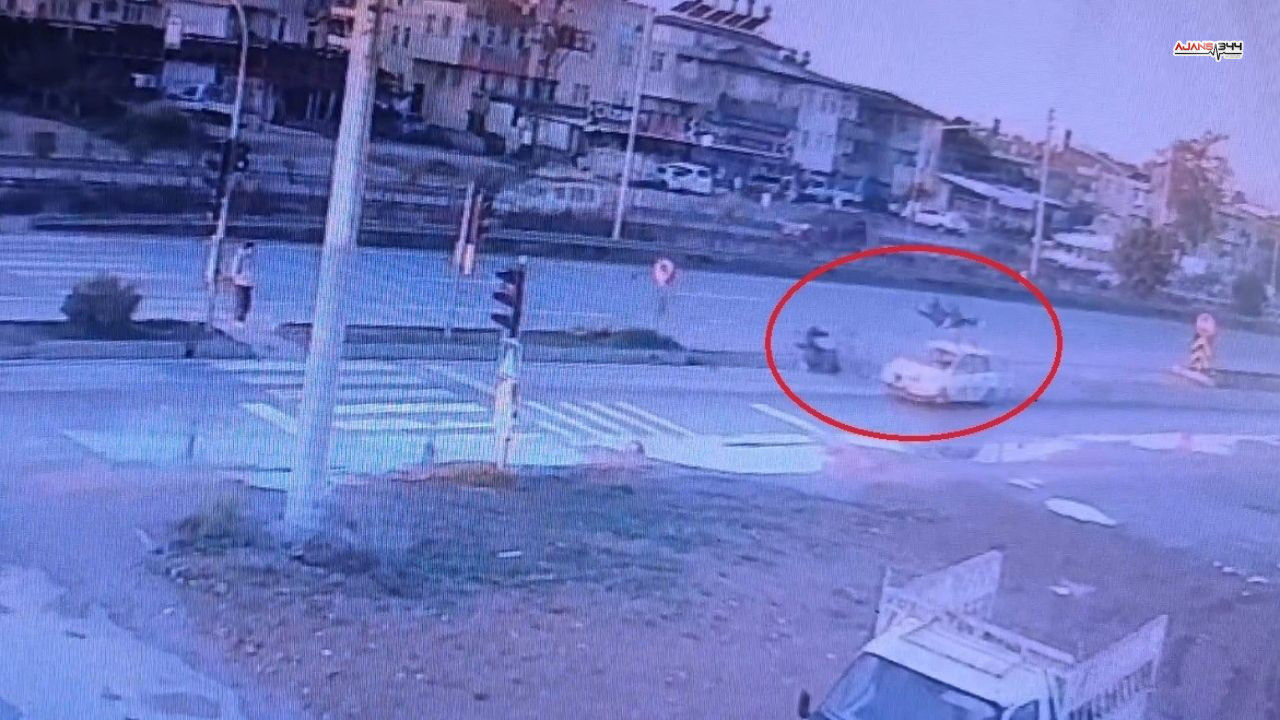 Motosiket Ile Araba Kazası Ajans344 (2)