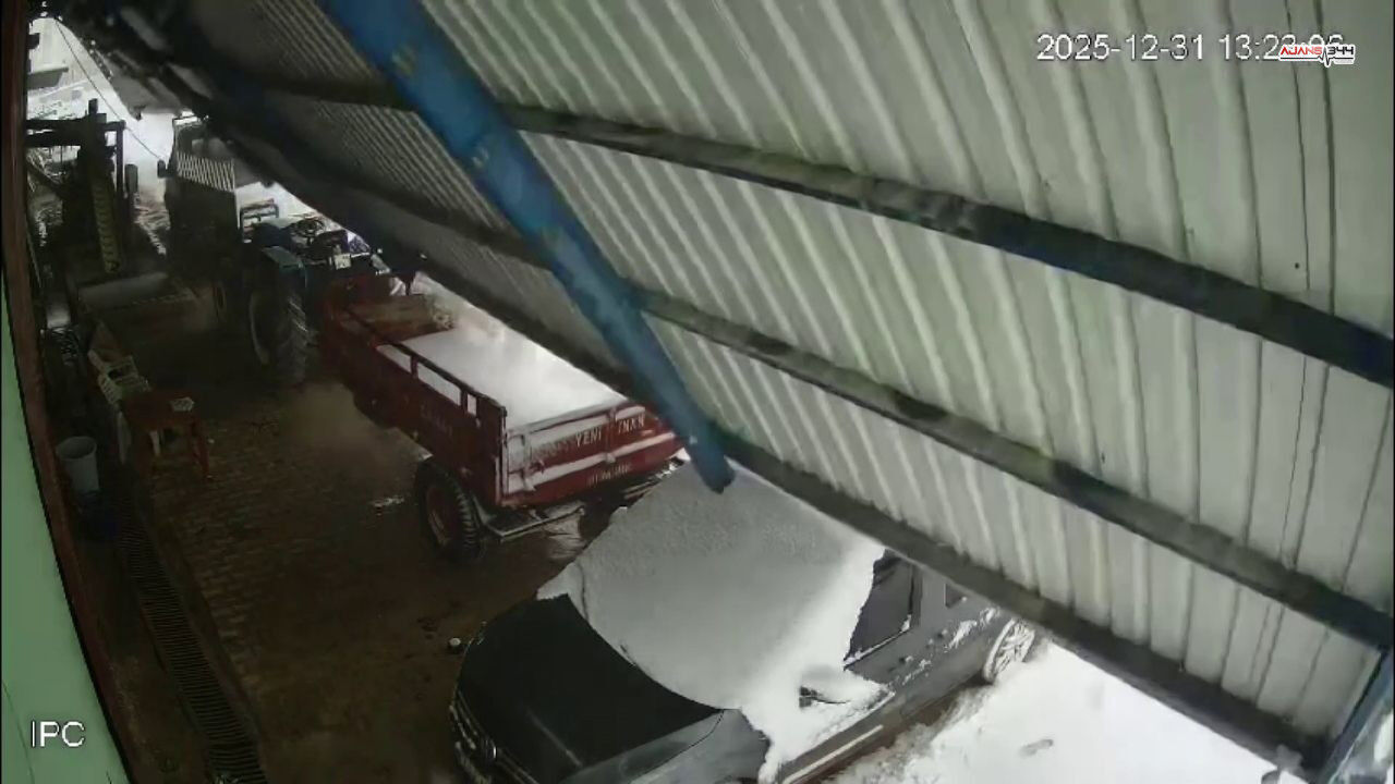 Biriken Kar Arabalrın Üstümne Çöktüjanas344 (1)