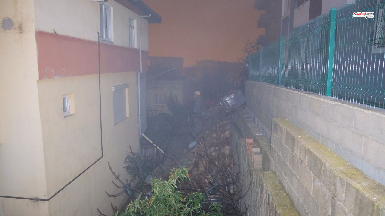 Istinat Duvarı Çöktü Ajans344