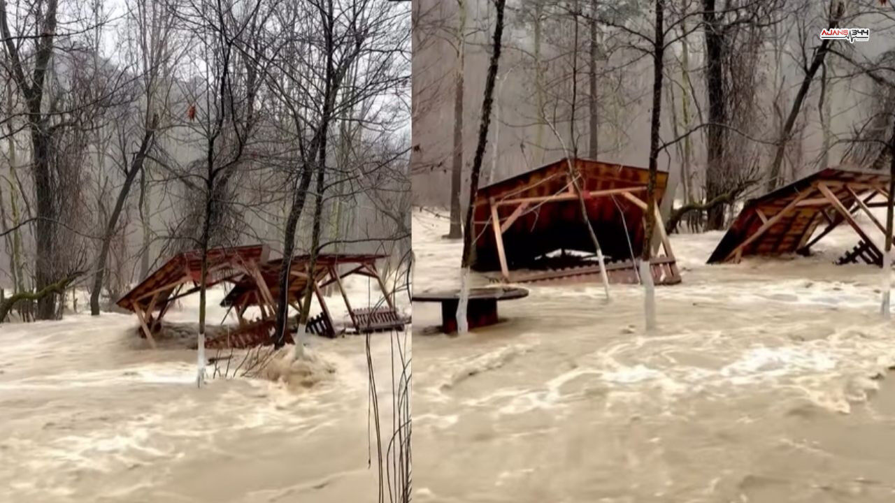Fırnız’da Sel Çardakları Sürükledi