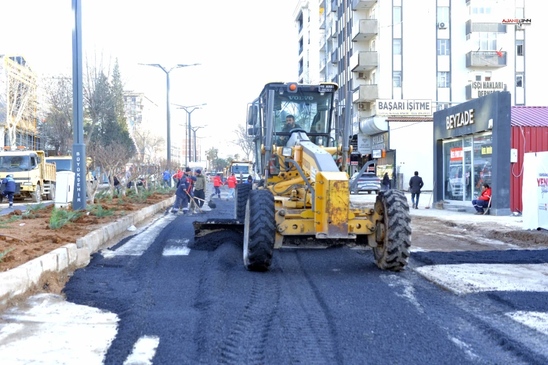 Kahramanmaraş Tarihinde En Büyük Asfalt Hamlesi Başlatıldıtrabzon Bulvarı (9)