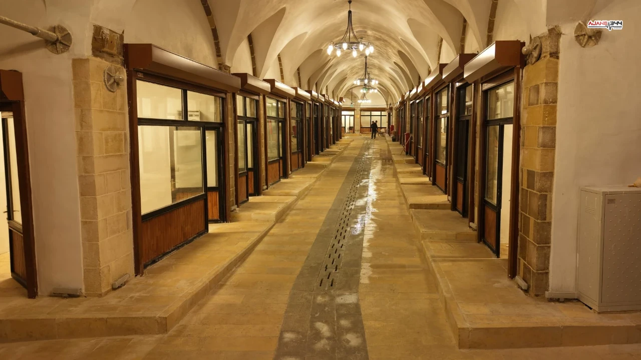 Kahramanmaraş’ın Tarihi Kapalı Çarşı’sı Için Son Hazırlıklar Yapılıyor (5)