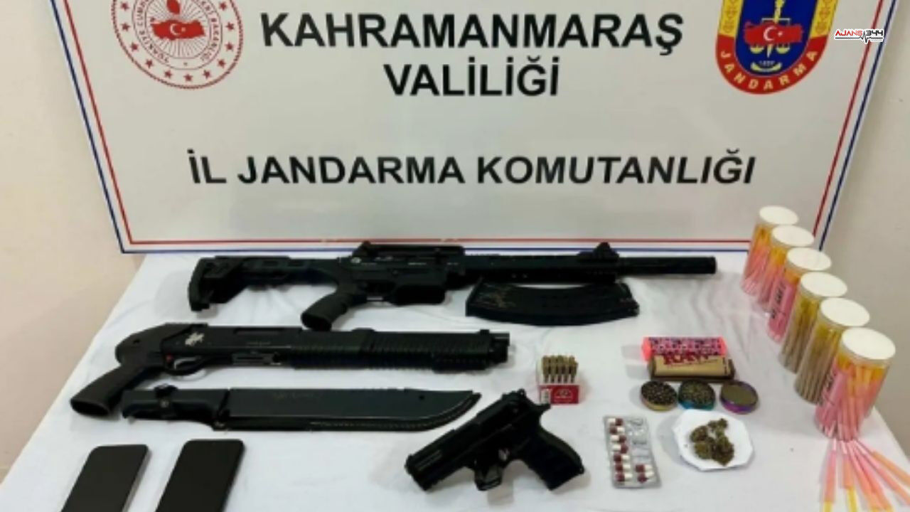 Kahramanmaraş’ta Örgütlü Yasaklı Madde Operasyonu 3 Tutuklama (1)