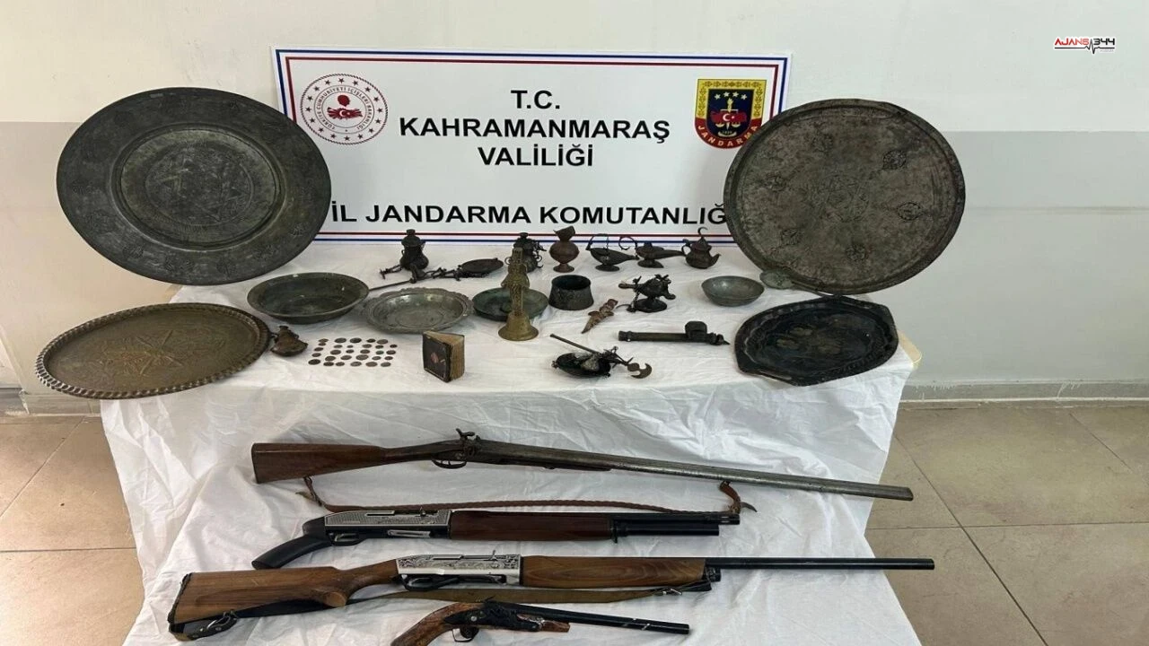 Kahramanmarasta Tarihi Eser Operasyonu 30 Sikke Ele Gecirildi 1