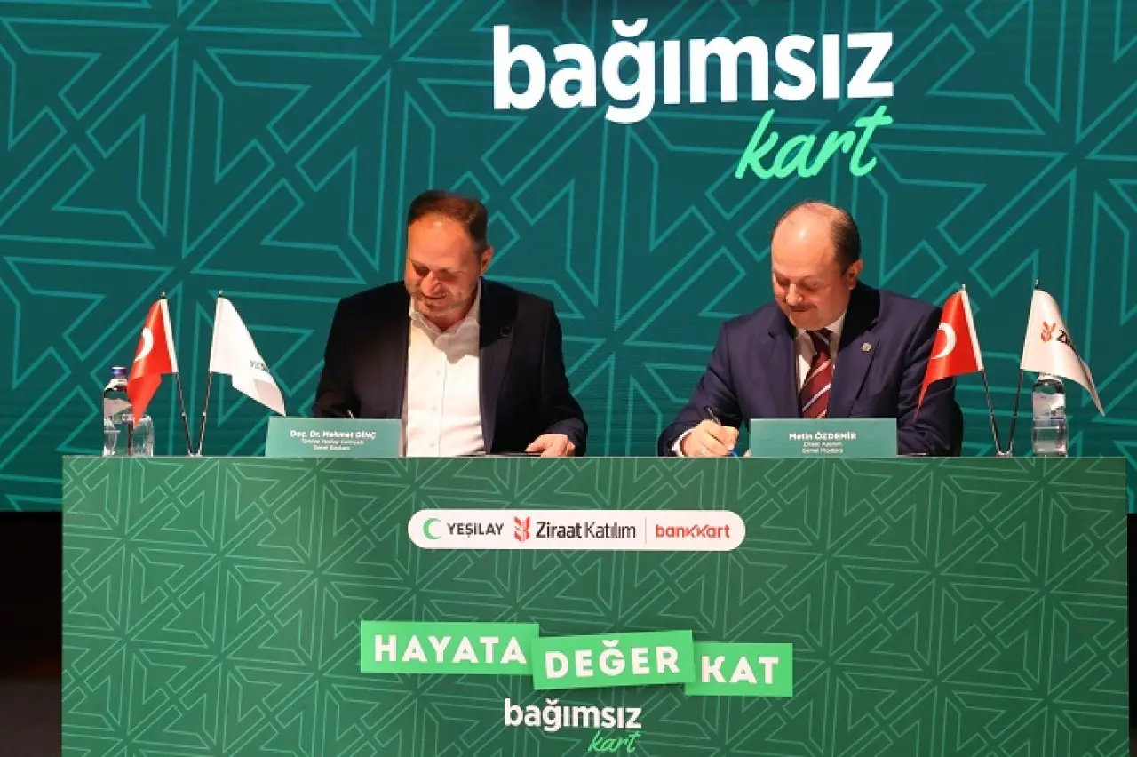 Ziraat Katılım ve Yeşilay’dan Dev İş Birliği: Bağımsız Kart Tanıtıldı 1
