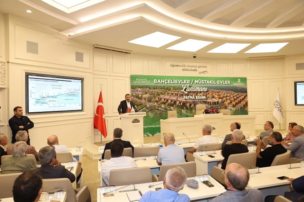 Gaziantep'te 20 Bin Bahçeli Ev Projesi Tanıtıldı 10