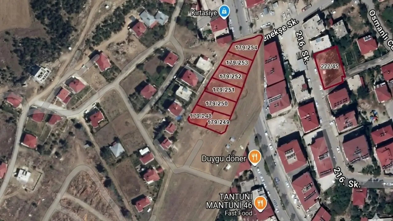 Andırın Belediyesi'nden satılık 8 arsa! İhale tarihleri belli