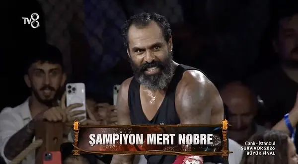 Survivor 2026 şampiyonu Mert Nobre oldu!