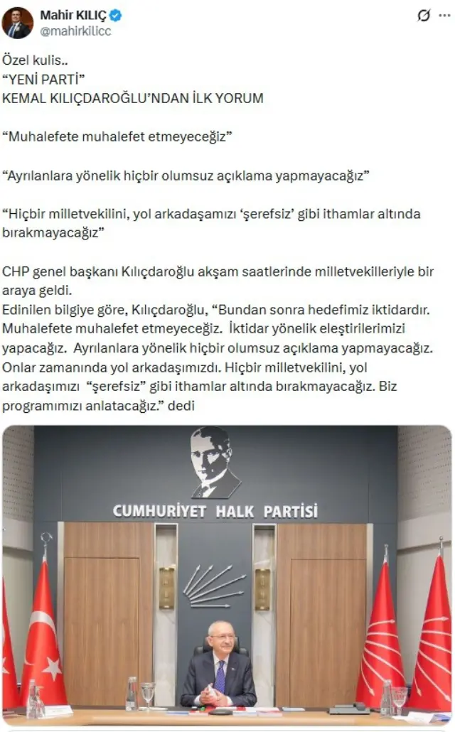 Özgür Özel'in